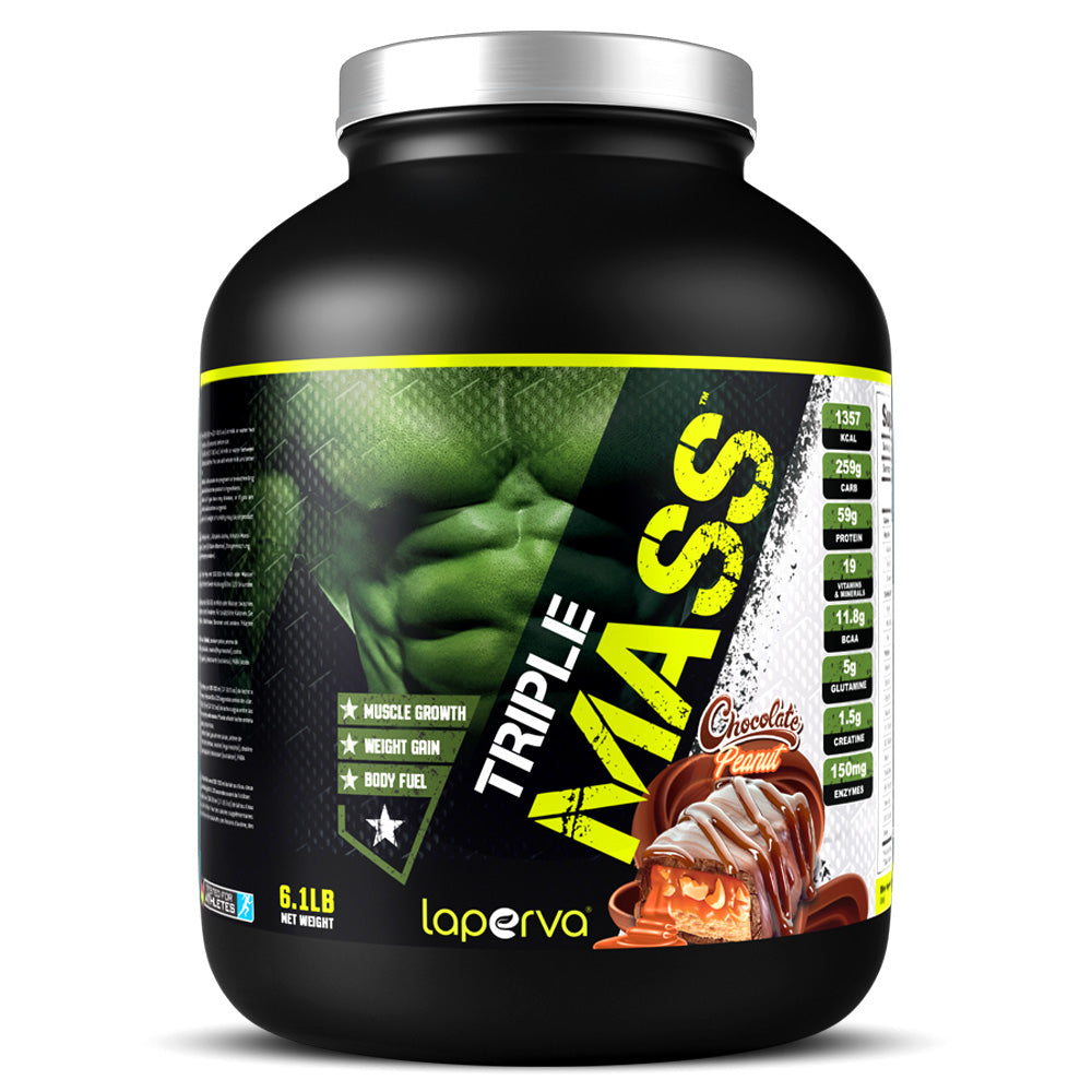 Laperva Triple Mass Gainer,6 LB, More Than 59 Grams of High-Quality Protein