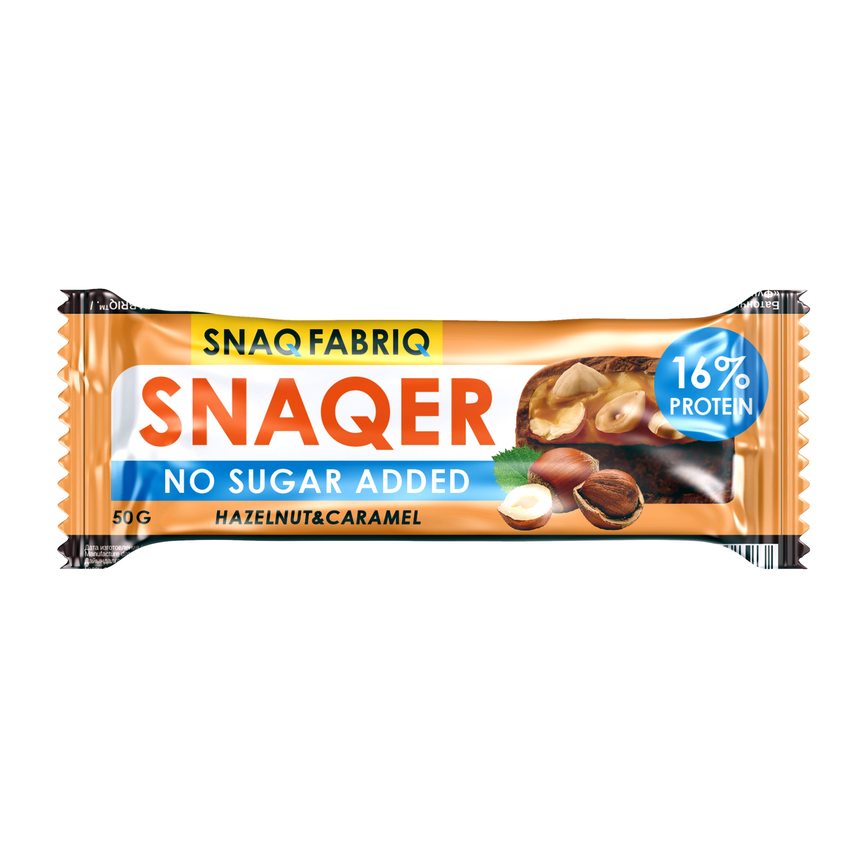 Snaq Fabriq Snaqer Protein Bar, 1 Bar, High Fiber, High Protein
