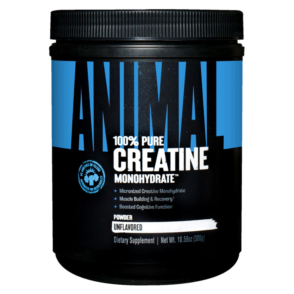 Universal Nutrition Animal Pure Creatine, Unflavored, 300 Gm, 5g Creatine Monohydrate