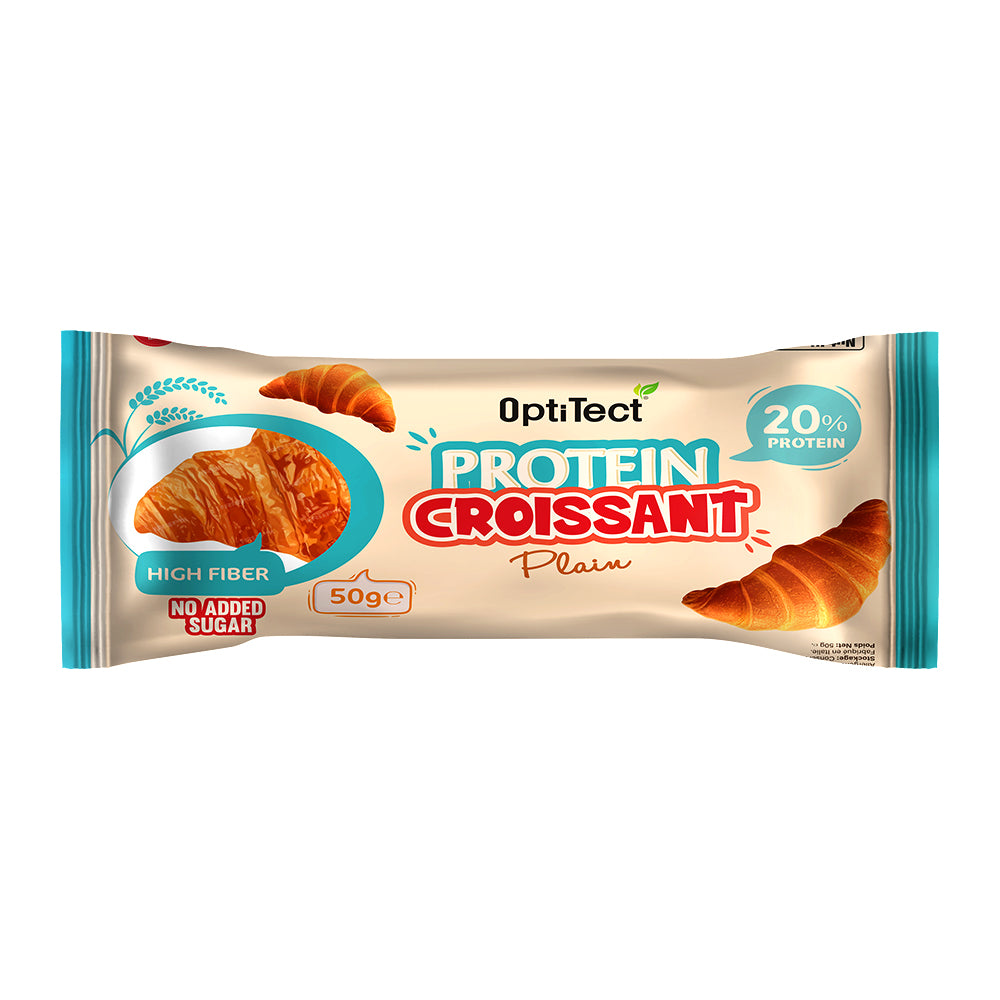 Optitect Protein Croissant, Plain, 50 Gm, High Fiber, 20% Protein, No Add Suger