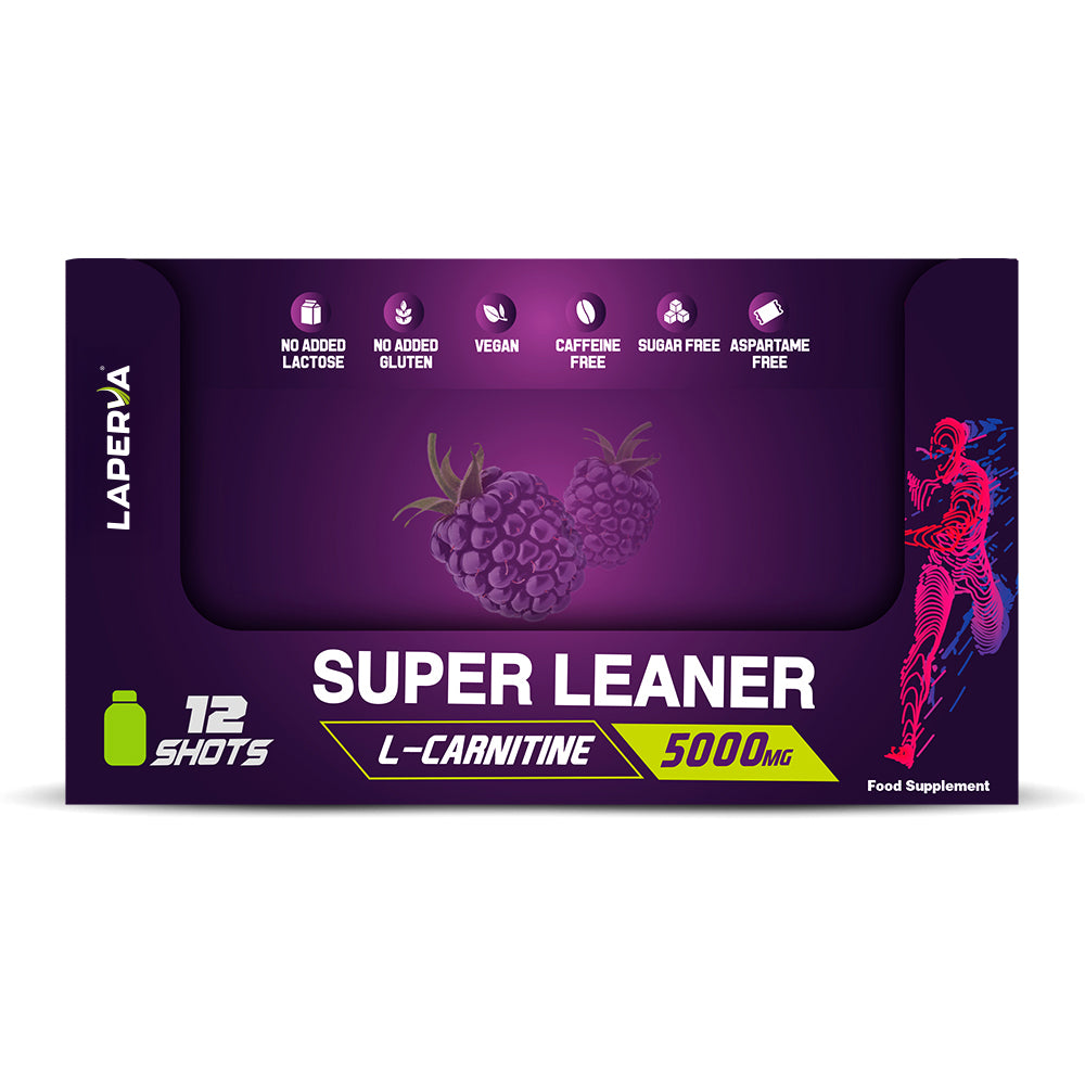 Laperva Super Leaner, Box of 12 Shots, 5000 mg, Supports Weight Loss, Improves Athletic Performance