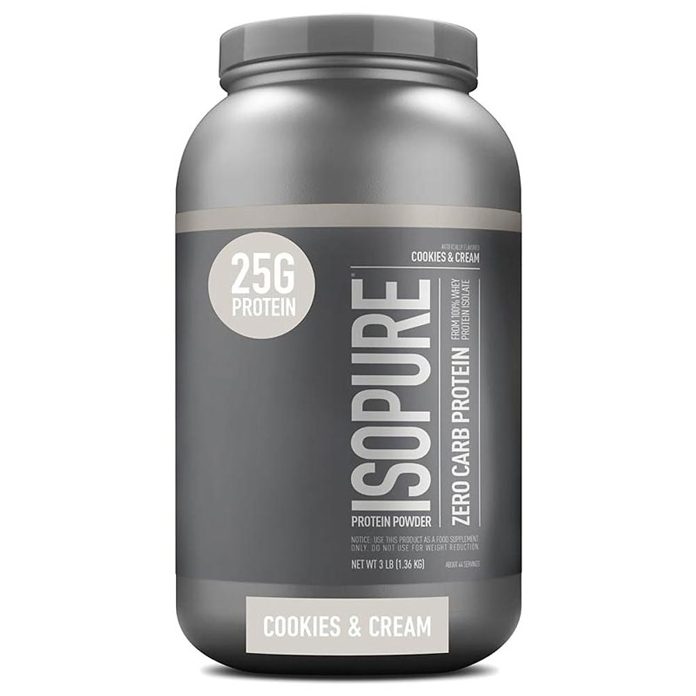 Nature's Best Isopure Zero Carb Protein, 3 LB, 25 Grams Protein Per Scoop