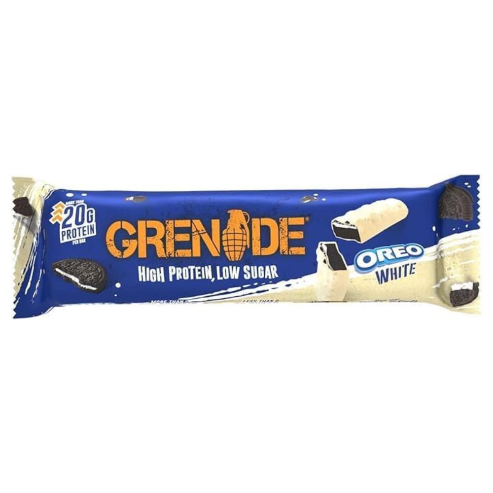 Grenade High Protein Bar , White Oreo, 1 Bar, High Protein, Low Sugar