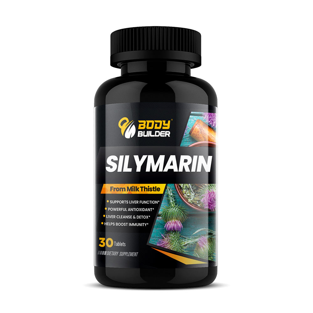 Body Builder Silymarin, 30 Tablets, Helps Boost Immunity, Liver Cleanse & Detox