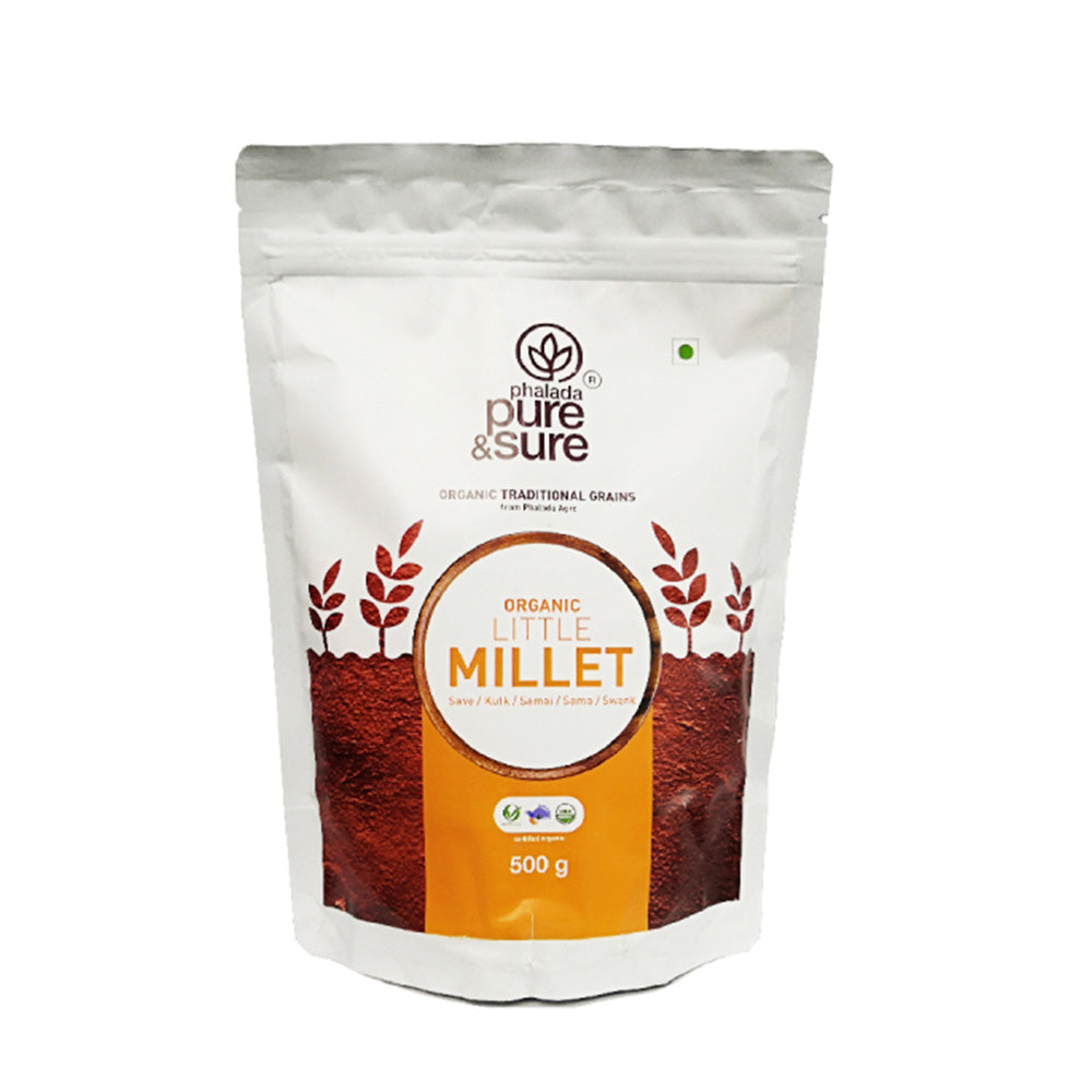 Pure & Sure Organic Little Millet, 500 Gm, Organic, Non-GMO
