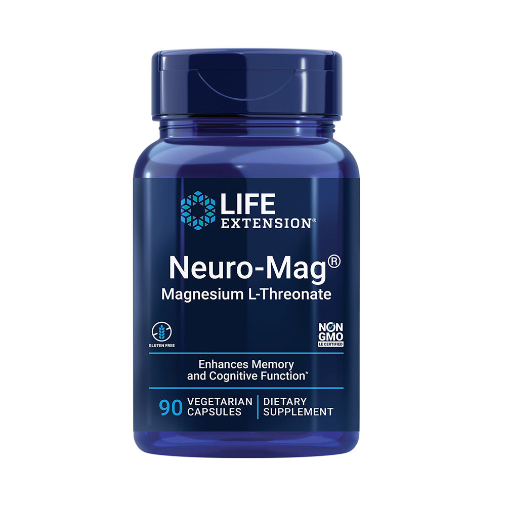 Life Extension Neuro-Mag, 90 Veggie Capsules, Supports Brain Health, Supports Cognitive Function