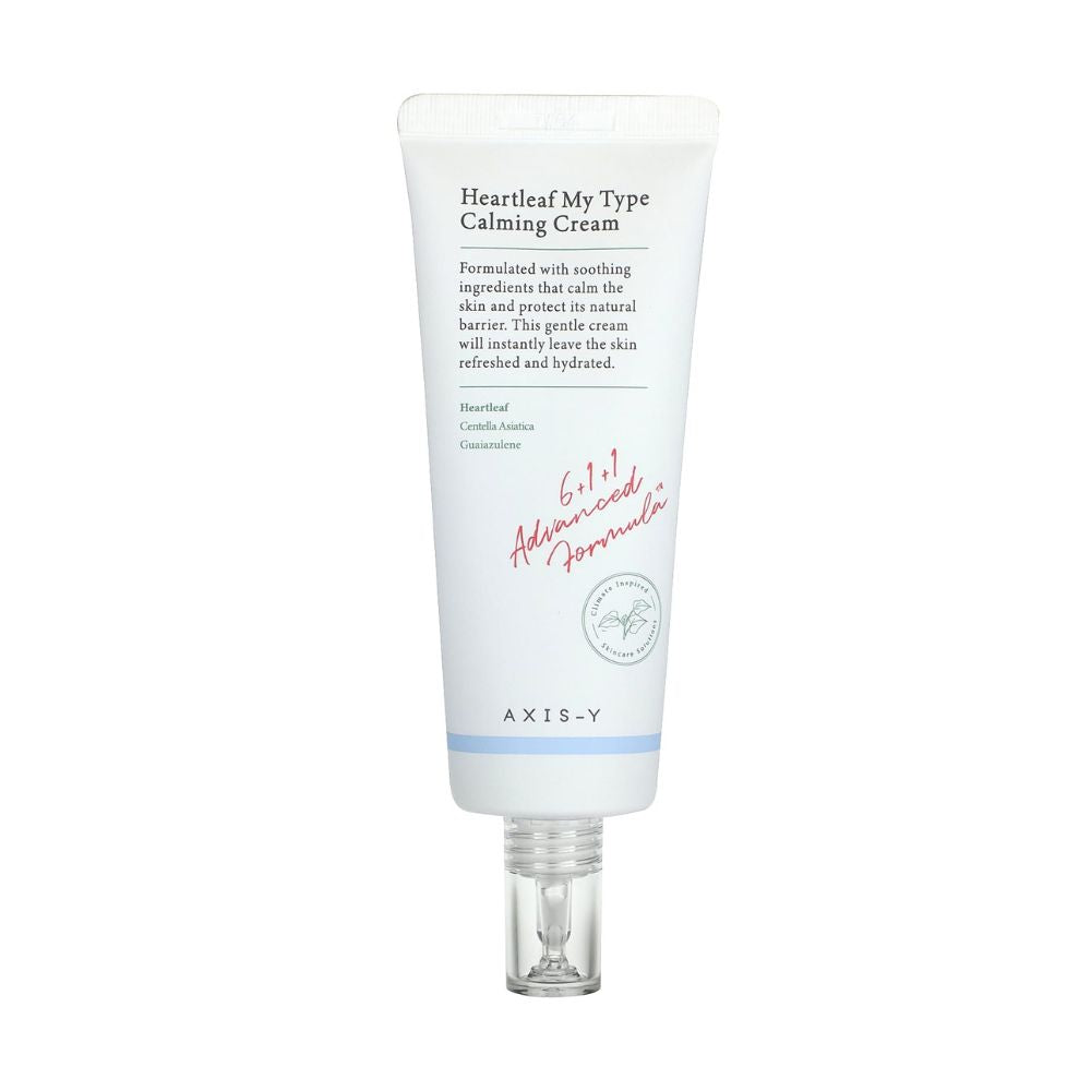 AXIS-Y Heartleaf My Type Calming Cream, 60 ML, Improve Skin Texture, Moisturizes and Soothes the Skin