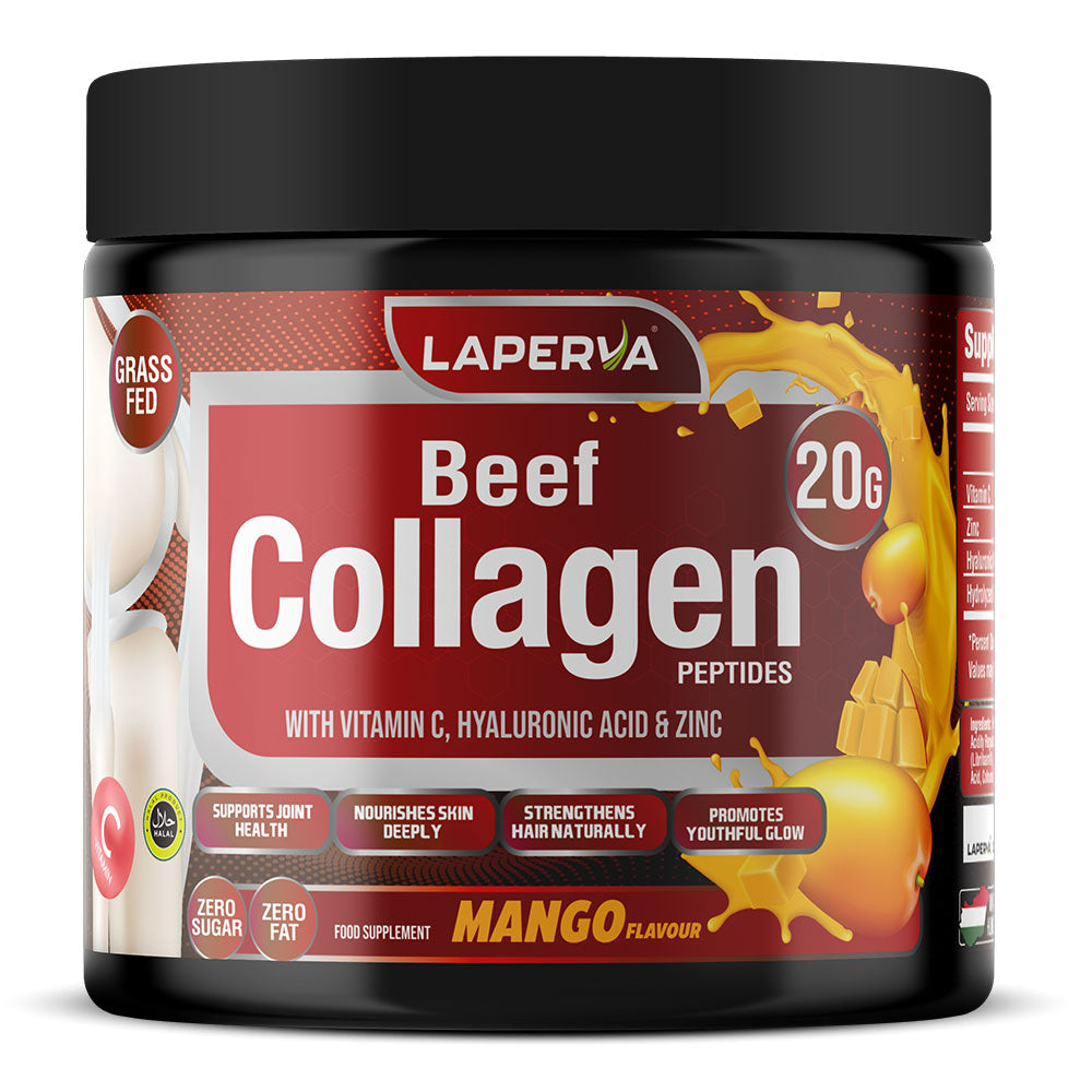 Laperva Beef Collagen Peptides, Mango, 15, Supports Joint Function and Flexibility