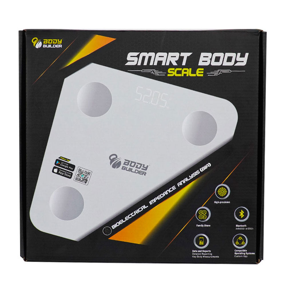 Body Builder Body Scale Device, 1 Piece, Comprehensive Body Analysis, High Capacity & Accurate Reading