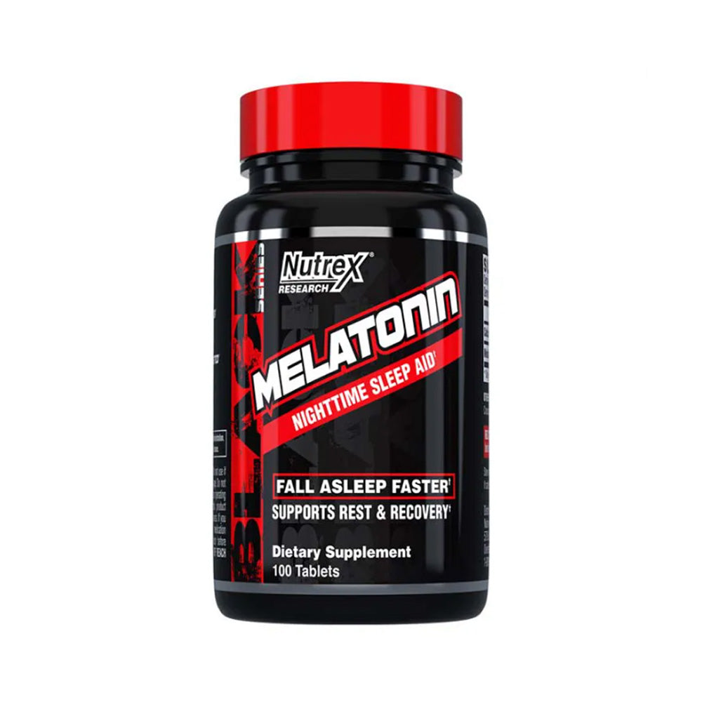 Nutrex Research Melatonin, 100 Tablets, Promotes Nighttime Sleep, Helps to Fall Asleep Faster