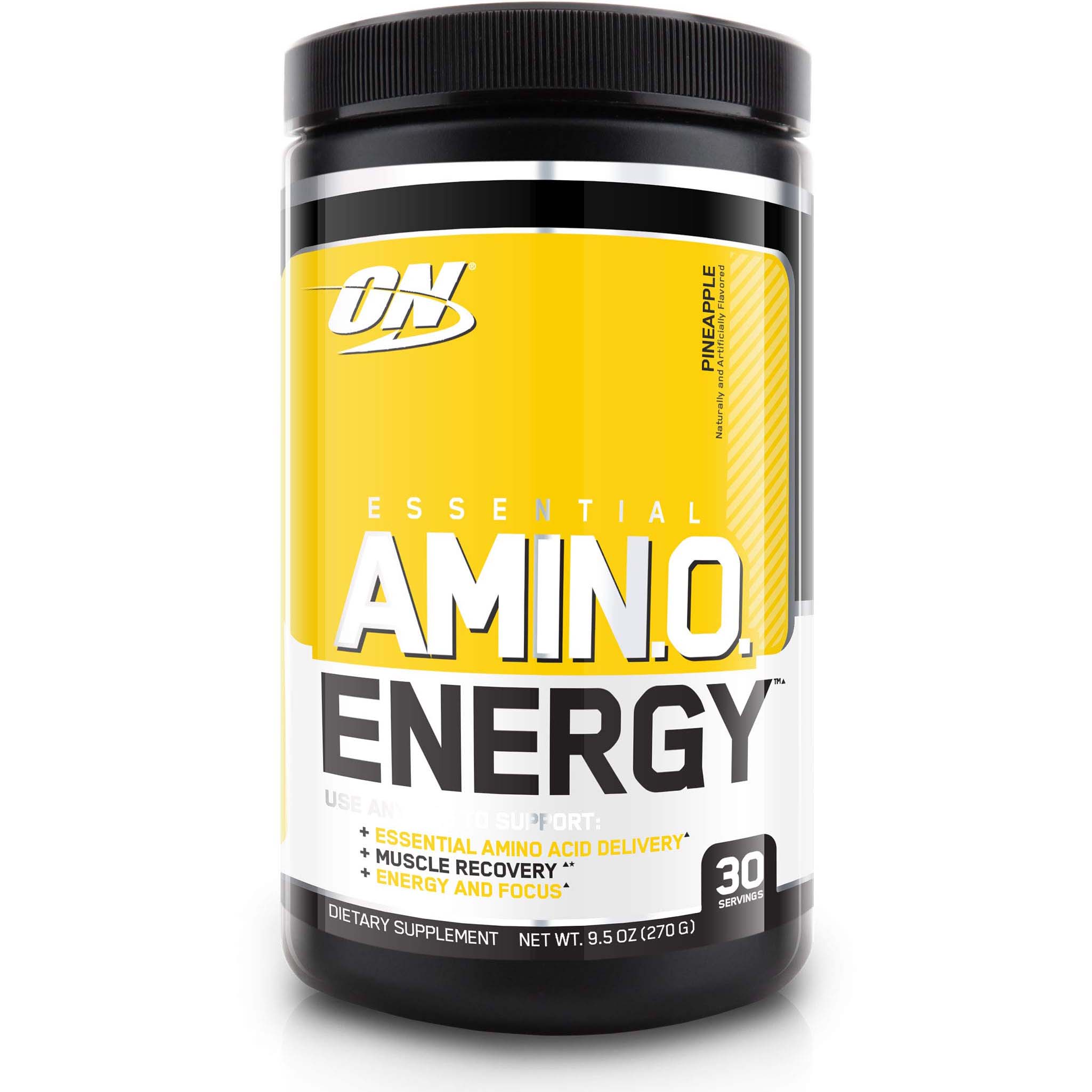 Optimum Nutrition Amino Energy, Pineapple, 30, Support Energy, Support Focus & Muscle Recovery