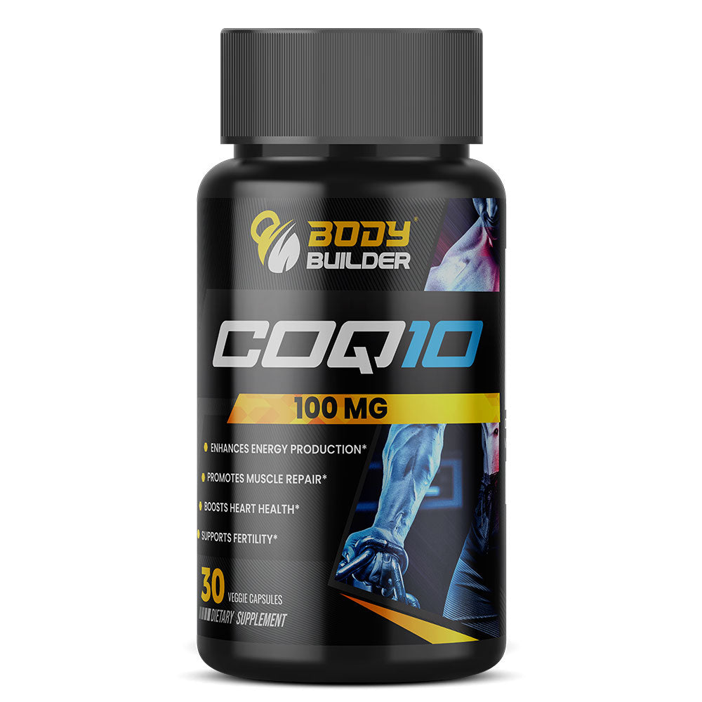 Body Builder CoQ10, 100 mg, 30 Veggie Capsules, Increases Energy Levels