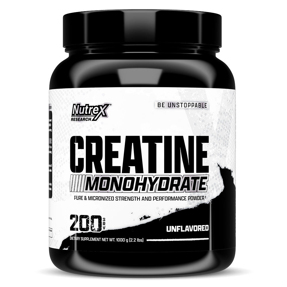 Nutrex Research Creatine Monohydrate, Unflavored, 200, Powerful Muscle Enhancer