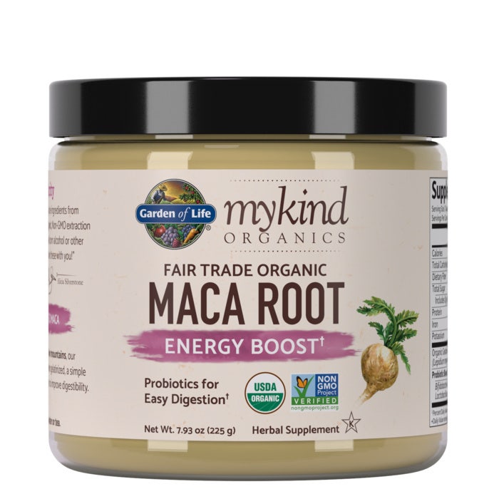 Garden Of Life Mykind Organics Maca Root, 225 GM, Energy Boost, Boosted With Probiotics