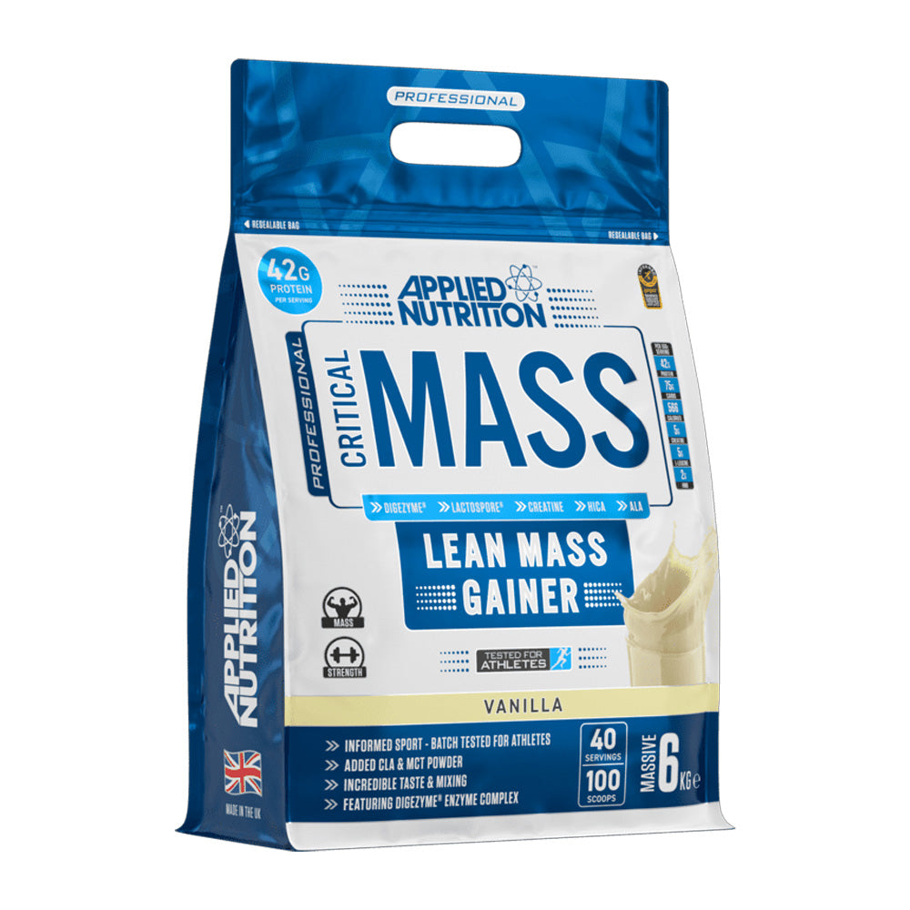 Applied Nutrition Critical Mass Lean Mass Gainz, 6 Kg, 42 G Protein Per Serving