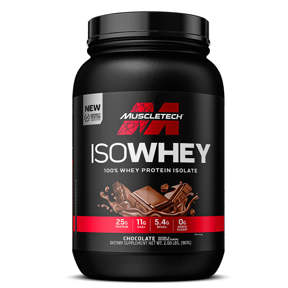 Muscletech Isowhey, Chocolate, 2 LB, Build Lean Muscle, Increase Strength