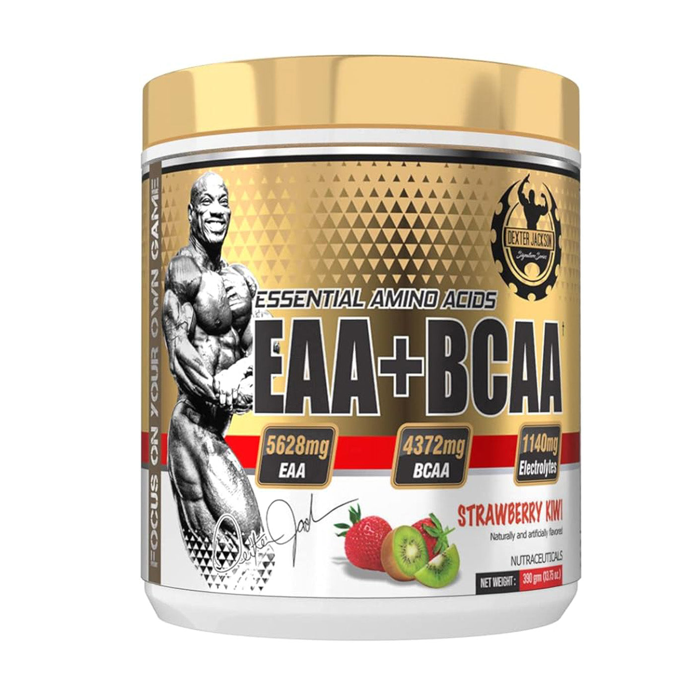 Dexter Jackson EAA + BCAA, Strawberry Kiwi, 30, Support Muscle Growth, Recovery, & Endurance