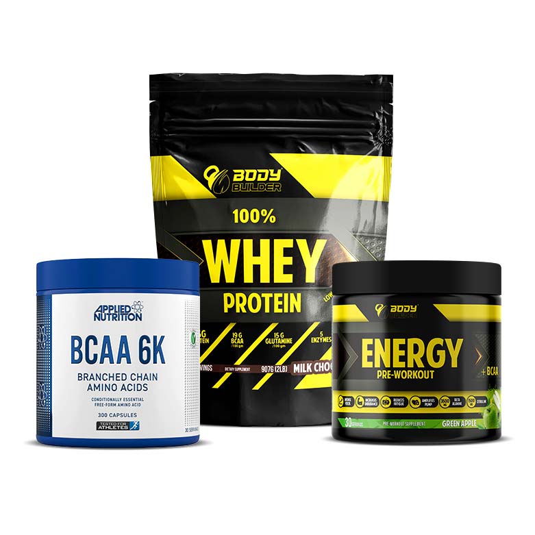 BODY BUILDER WHEY , ENERGY , AN BCAA 6K AMINO ACID