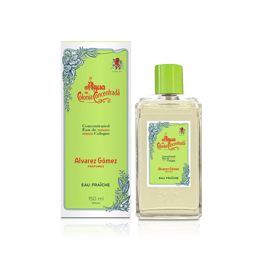 Alvarez Gomez Concentrated Eau De Cologne Spray,  150 ML, Green And Natural Touch