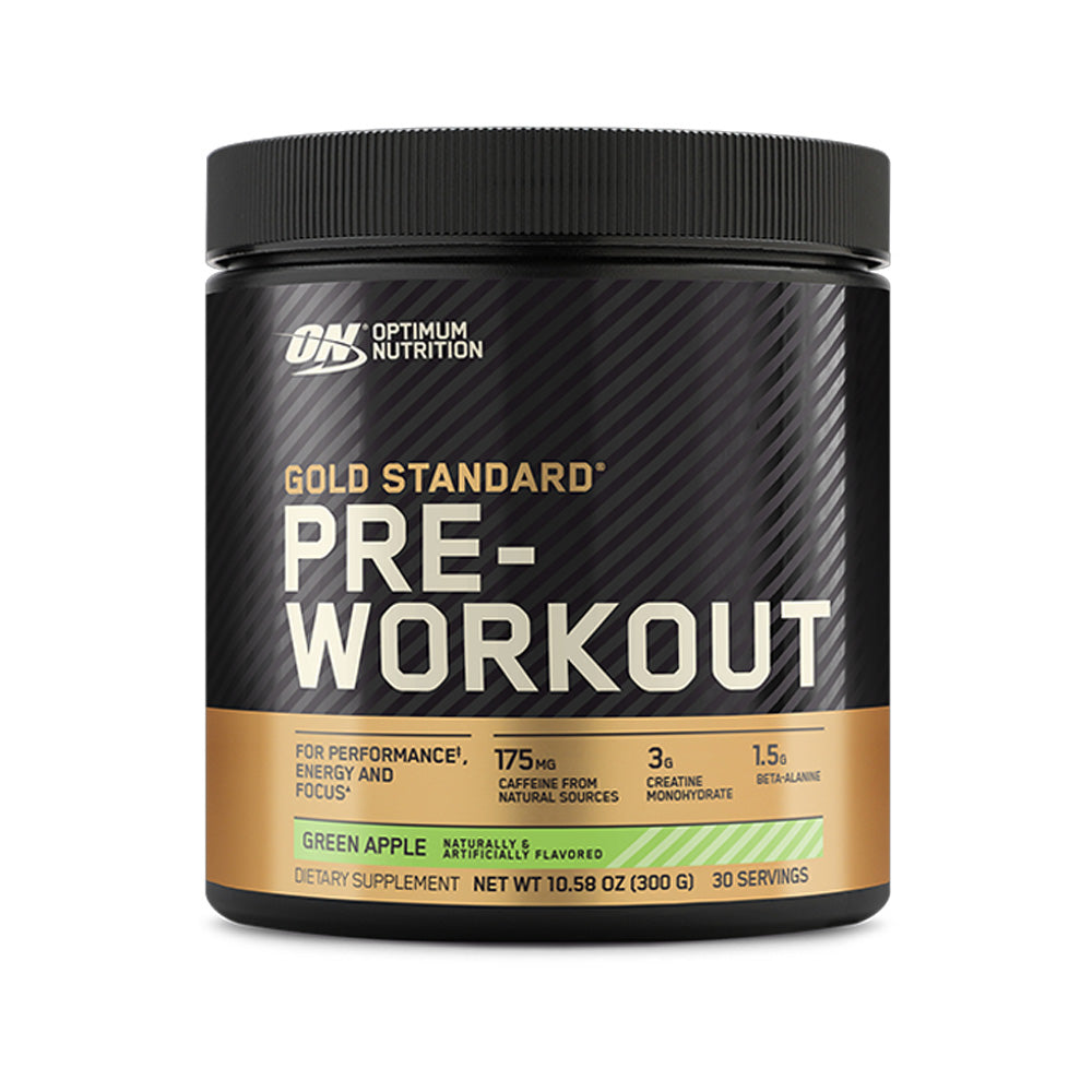 Optimum Nutrition Gold Standard Pre-Workout, Green Apple, 300 Gm, 175 mg Caffeine Per Serving