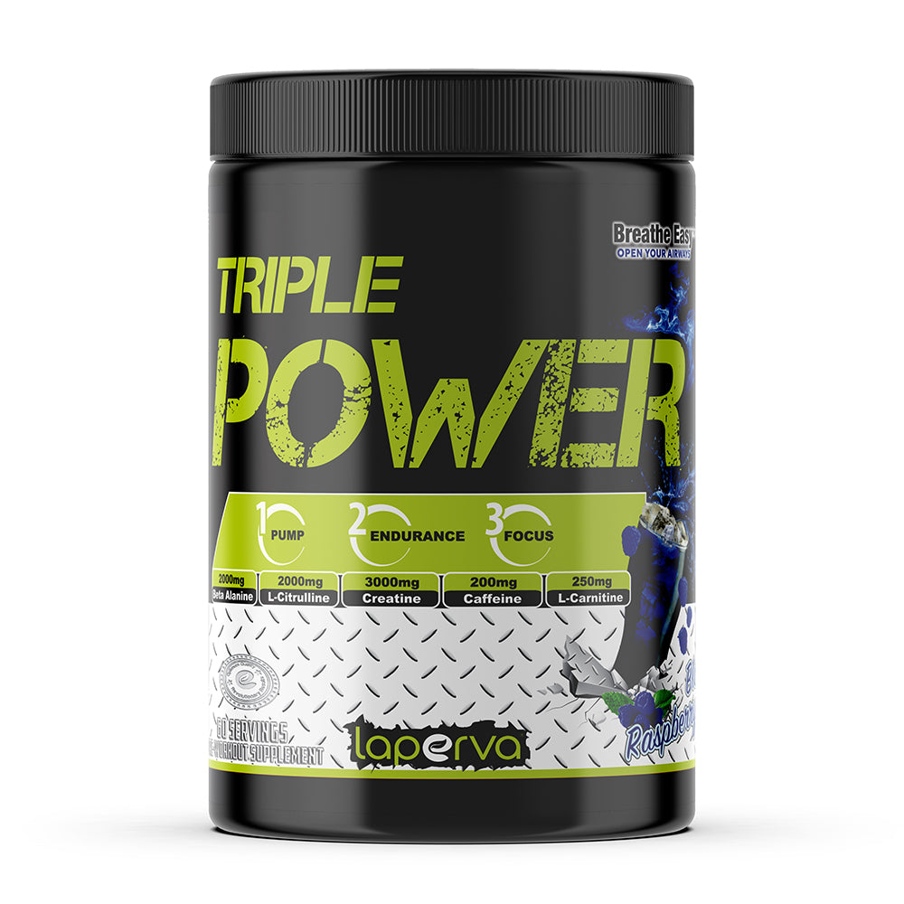 Laperva Triple Power Pre-Workout, 60, Enhance Physical Performance and Reduce Tiredness