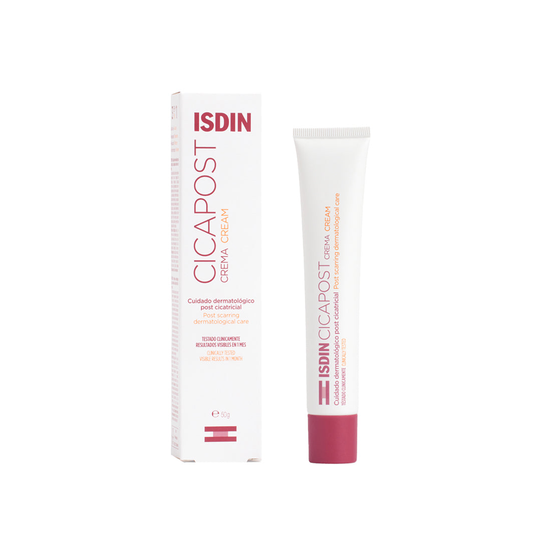 ISDIN Cicapost Post Scar Creama Cream, 50 Gm, Helps to Heal Scars, Reduce Pigmentation