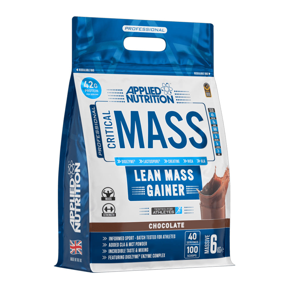 Applied Nutrition Critical Mass Lean Mass Gainz, 6 Kg, 42 G Protein Per Serving