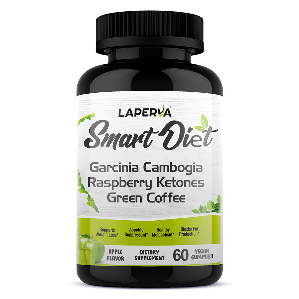 Laperva Smart Diet, Apple, 60 Veggie Gummies, Supports Weight Loss, Appetite Suppressant