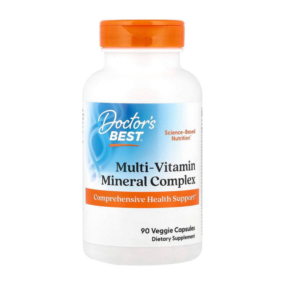 Doctor's Best Multi Vitamin Mineral Complex, 90 Veggie Capsules, Comprehensive Health Support