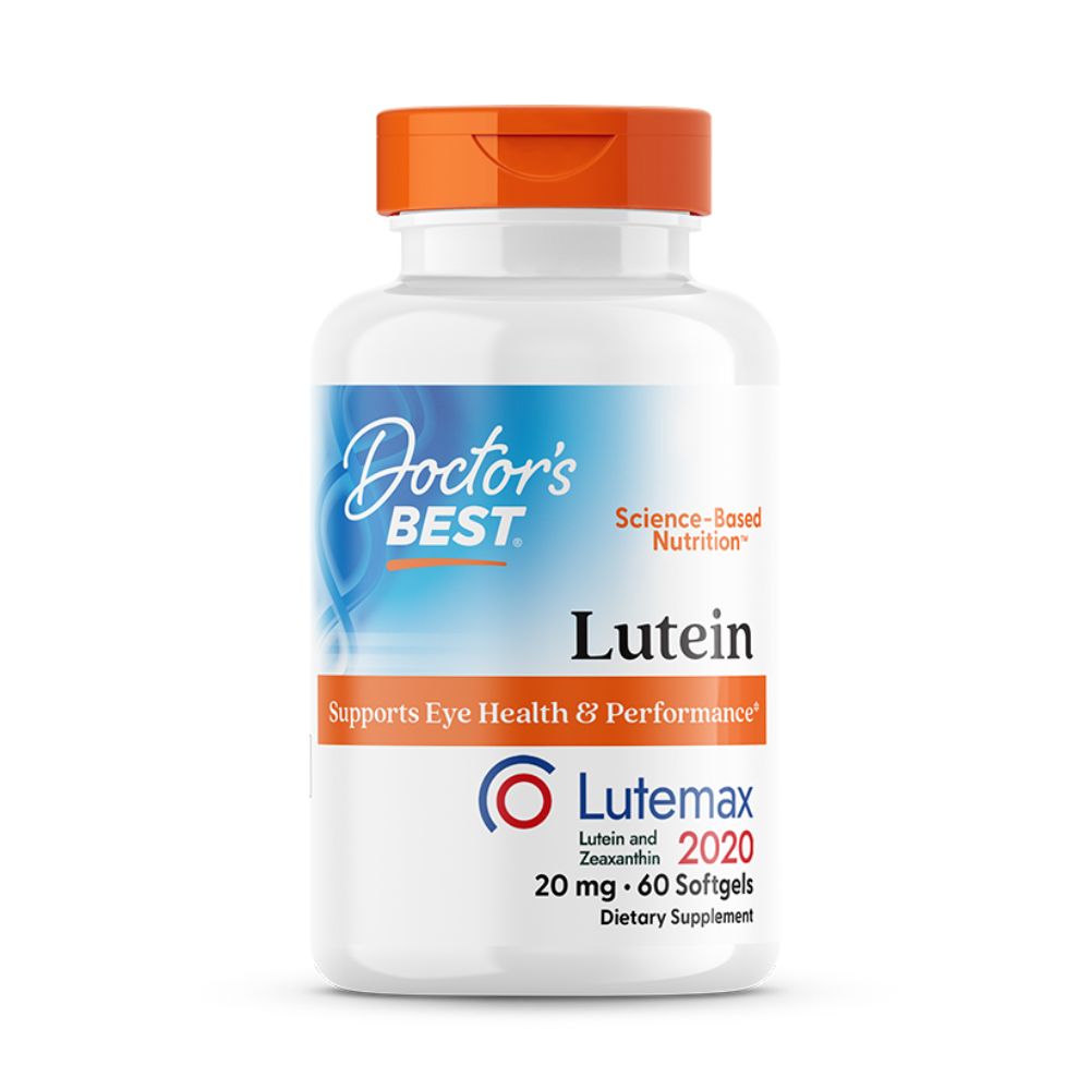 Doctor's Best Lutein Lutemax 2020, 20 mg, 60 Softgels, Supports Eye Health