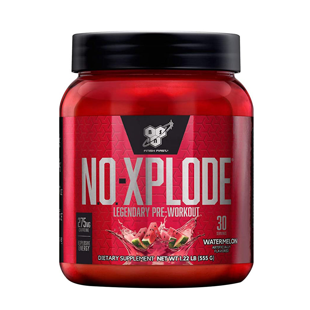 BSN NO-Xplode, Watermelon, 30, Supports Explosive Energy, Enhanced Endurance