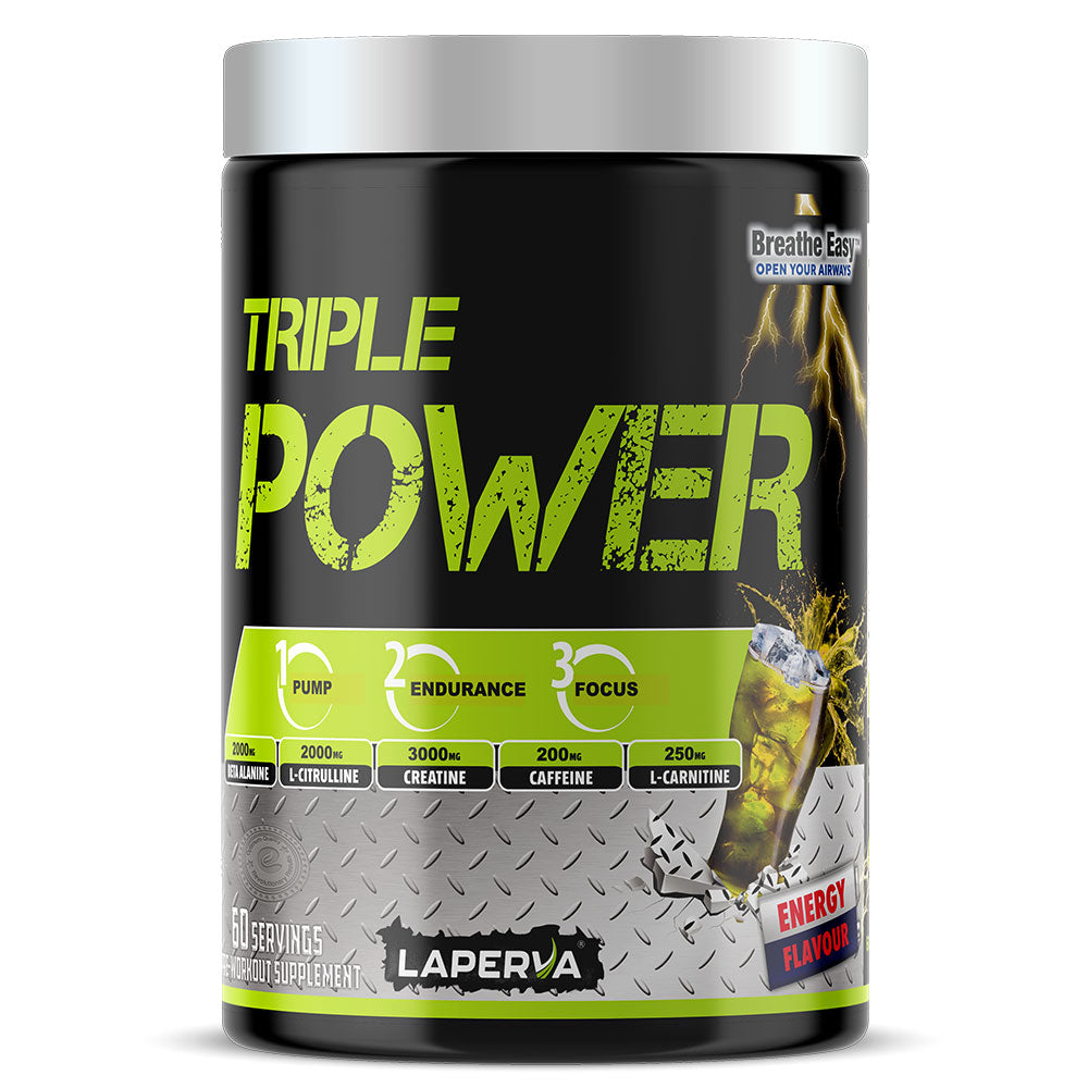 Laperva Triple Power Pre-Workout, 60, Enhance Physical Performance and Reduce Tiredness