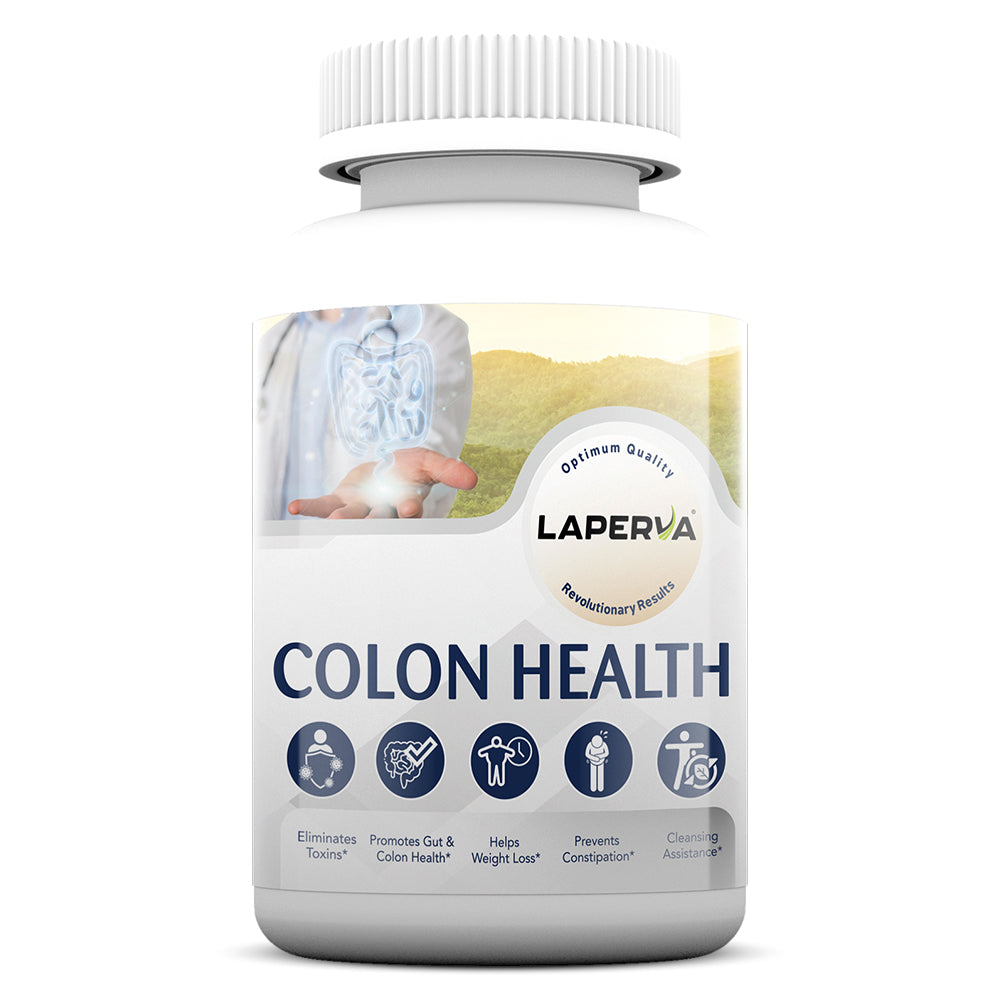 Laperva Colon Health, 60 Veggie Capsules, Promotes Gut & Colon Health, Prevents Constipation