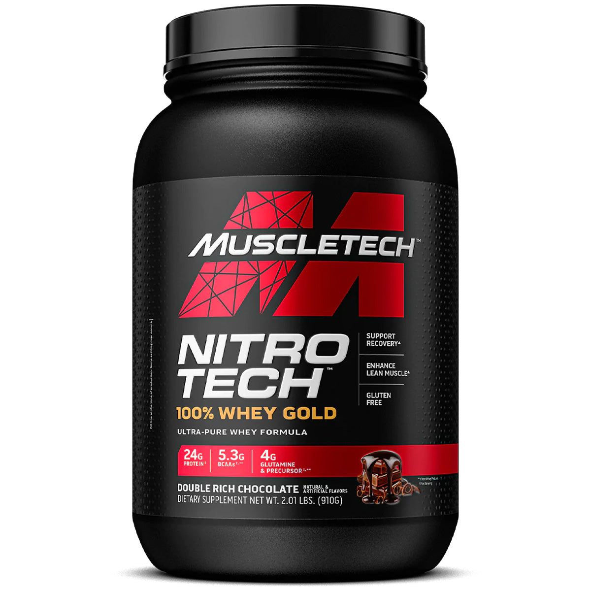 Muscletech Nitro Tech Whey Gold, 2 LB, Build more Strength and Muscle