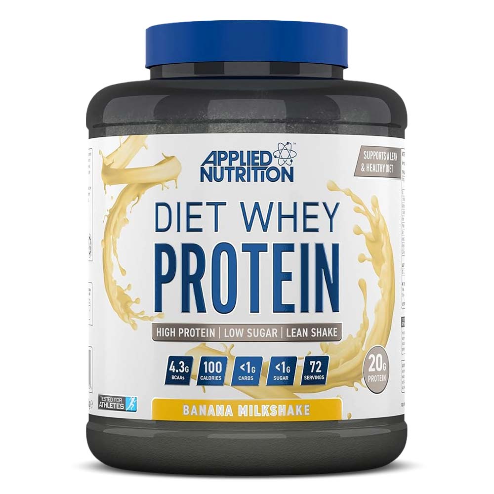 Applied Nutrition Diet Whey Iso Whey Blend, Banana Milkshake, 1.8 Kg, 20 g Protein (per 25g serving)