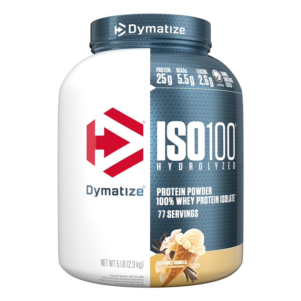 Dymatize ISO 100 Hydrolyzed whey protein isolate 5 LB, Gain in Muscle Size and Strength