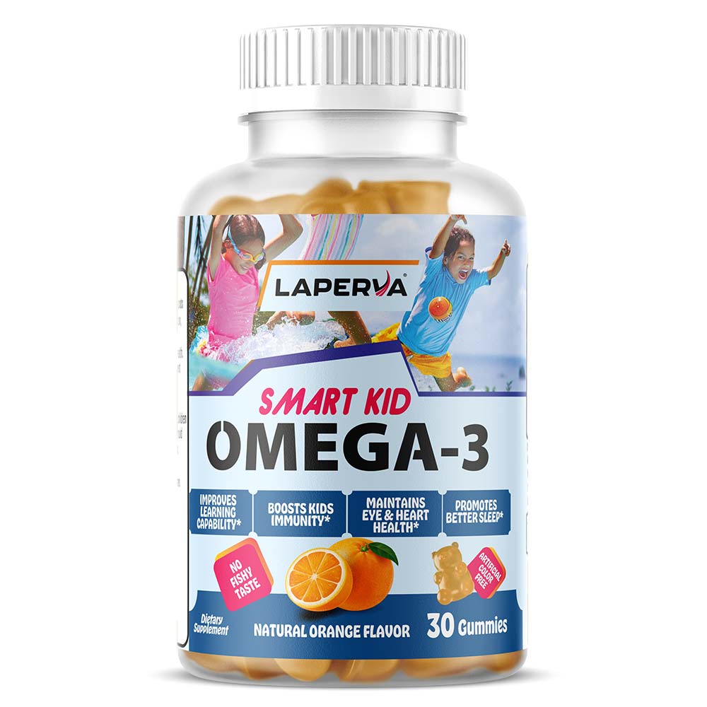 Laperva Ultra Kids Omega 3, 60 Gummies, 50 mg, Improves Learning Capability