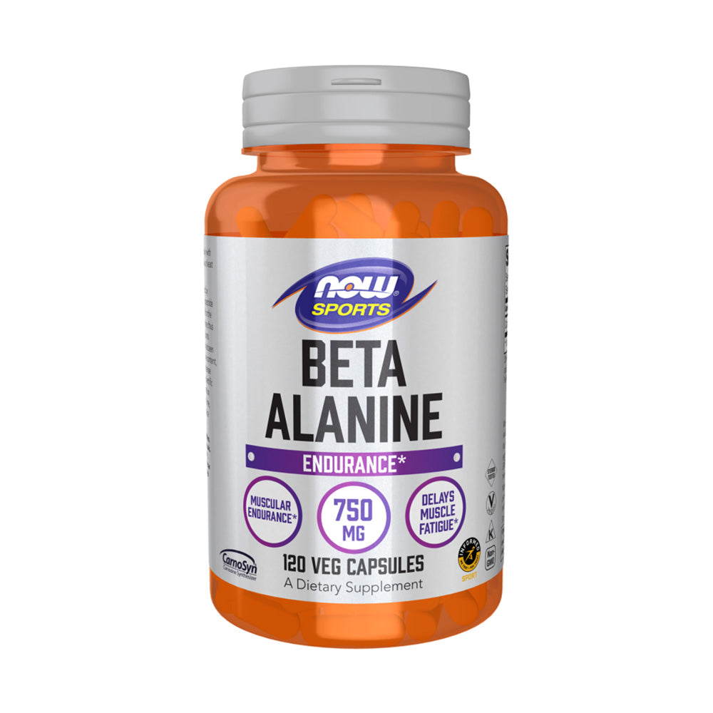 Now Beta Alanine Endurance, 120 Veggie Capsules, 750 mg, Muscular Endurance