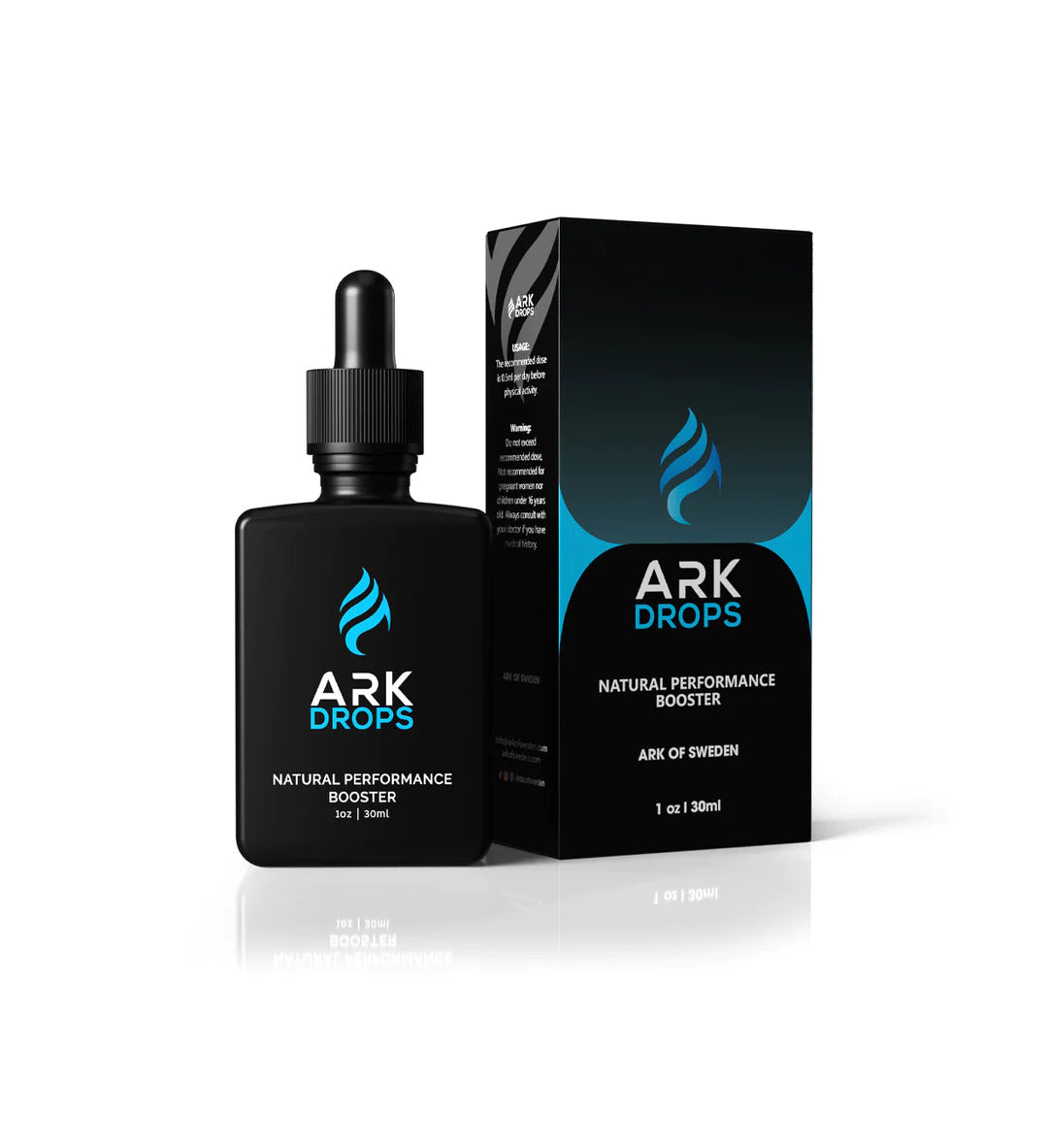 ARK Drops Natural Performance Booster, Mint, 30 Ml, Boost Oxygen, Stress Relief