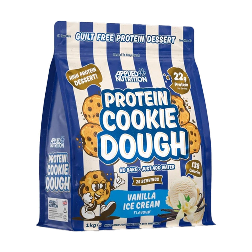 Applied Nutrition Protein Cookie Dough, 1 kg, 22g grass-fed whey & collagen per serving