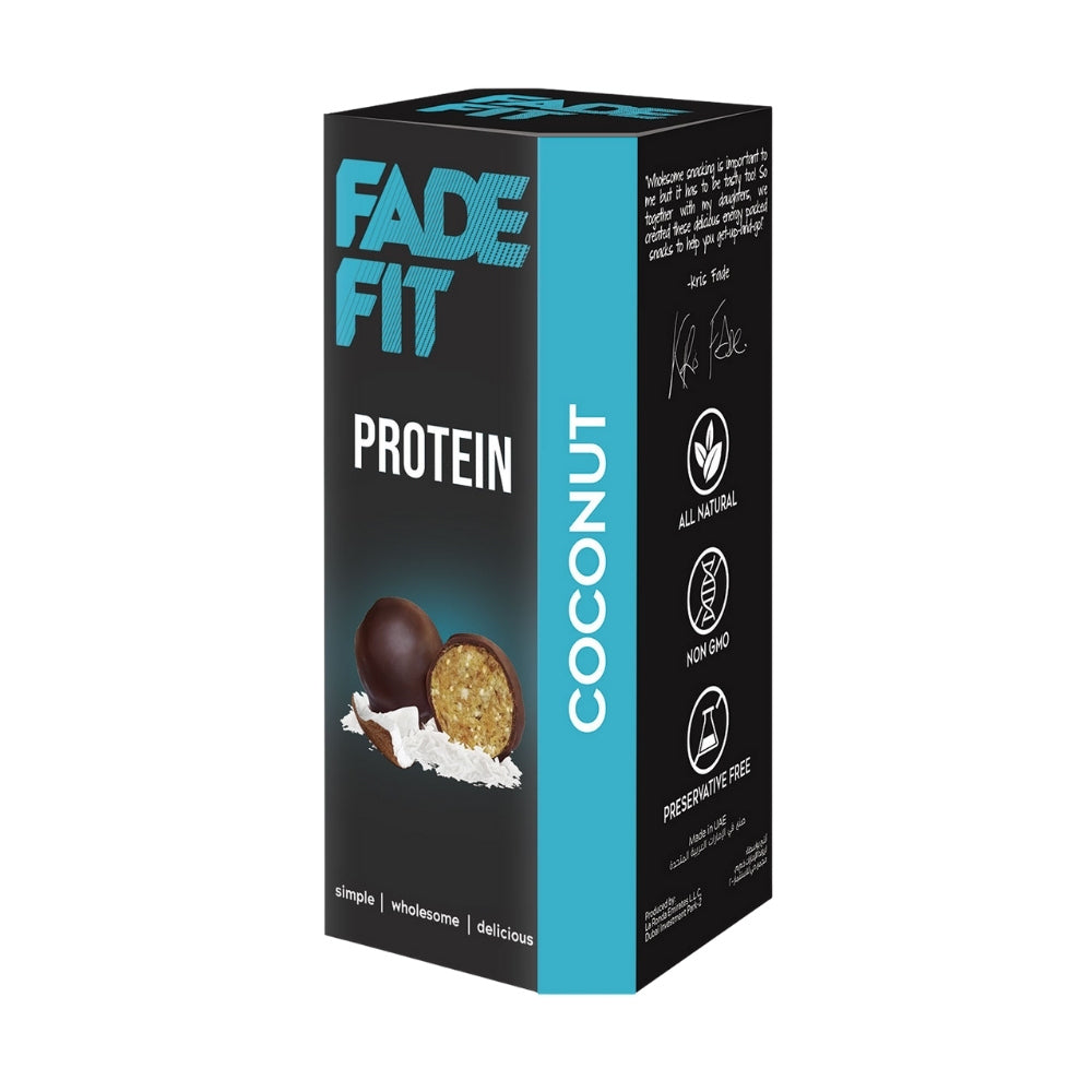 Fade Fit Protein Balls, 30 Gm, Keto Friendly, No Artificial Flavors