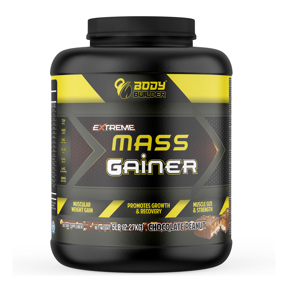 Body Builder Extreme Mass Gainer, 5 LB, Muscular Weight Gain