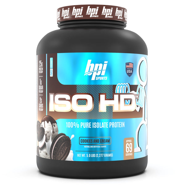 bpi Sports ISO HD, 4.9 Lb, 25g Protein Per Scoop, Build Lean Muscle
