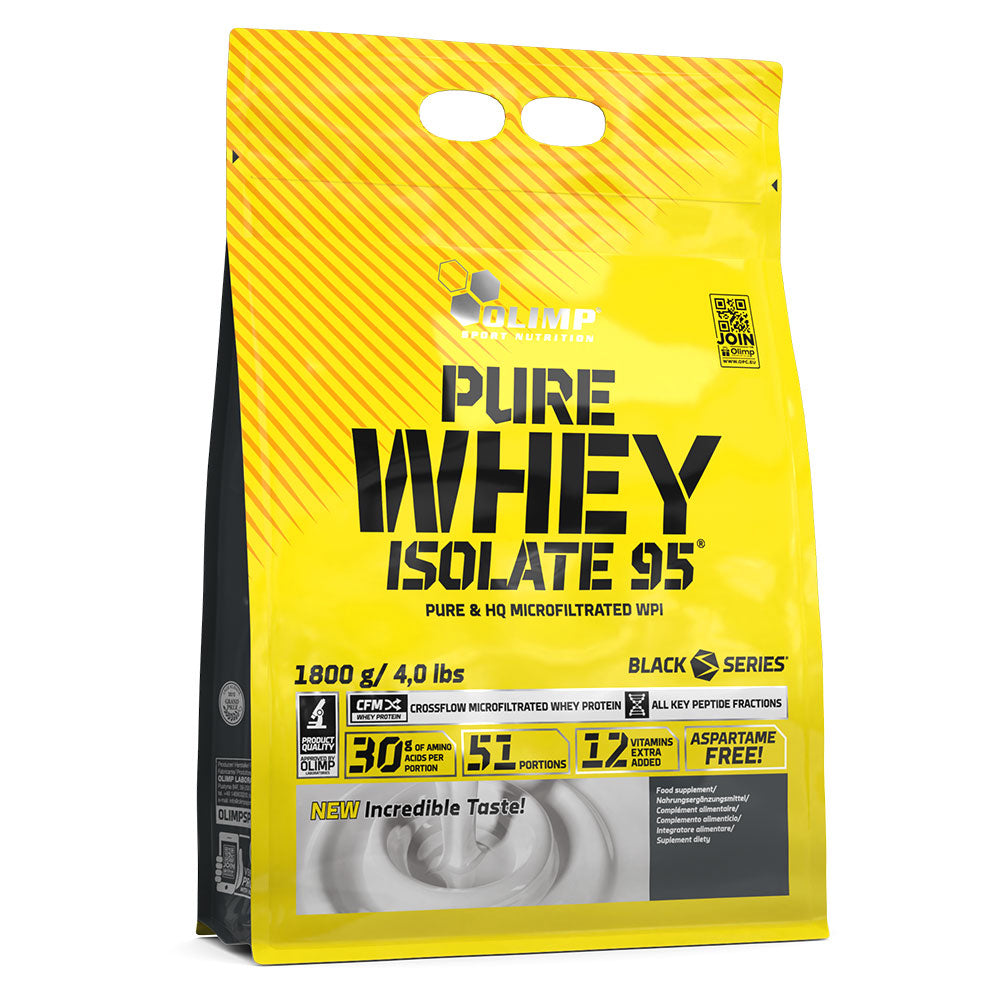 Olimp Sport Nutrition Pure Whey Isolate 95, Chocolate, 4 LB, 30 gm Protein Per Serving