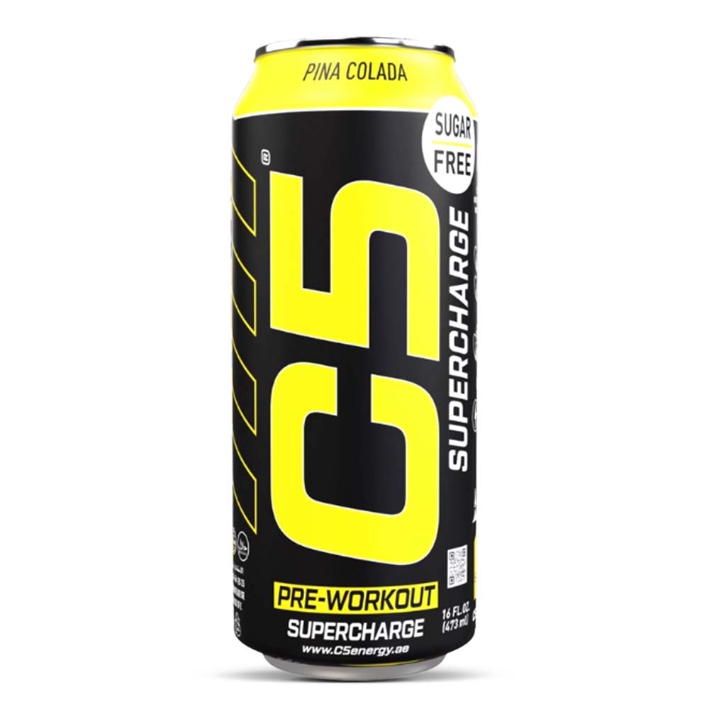 C5 Supercharge Pre-workout Drink, 473 Ml, Sugar Free Performance Boost