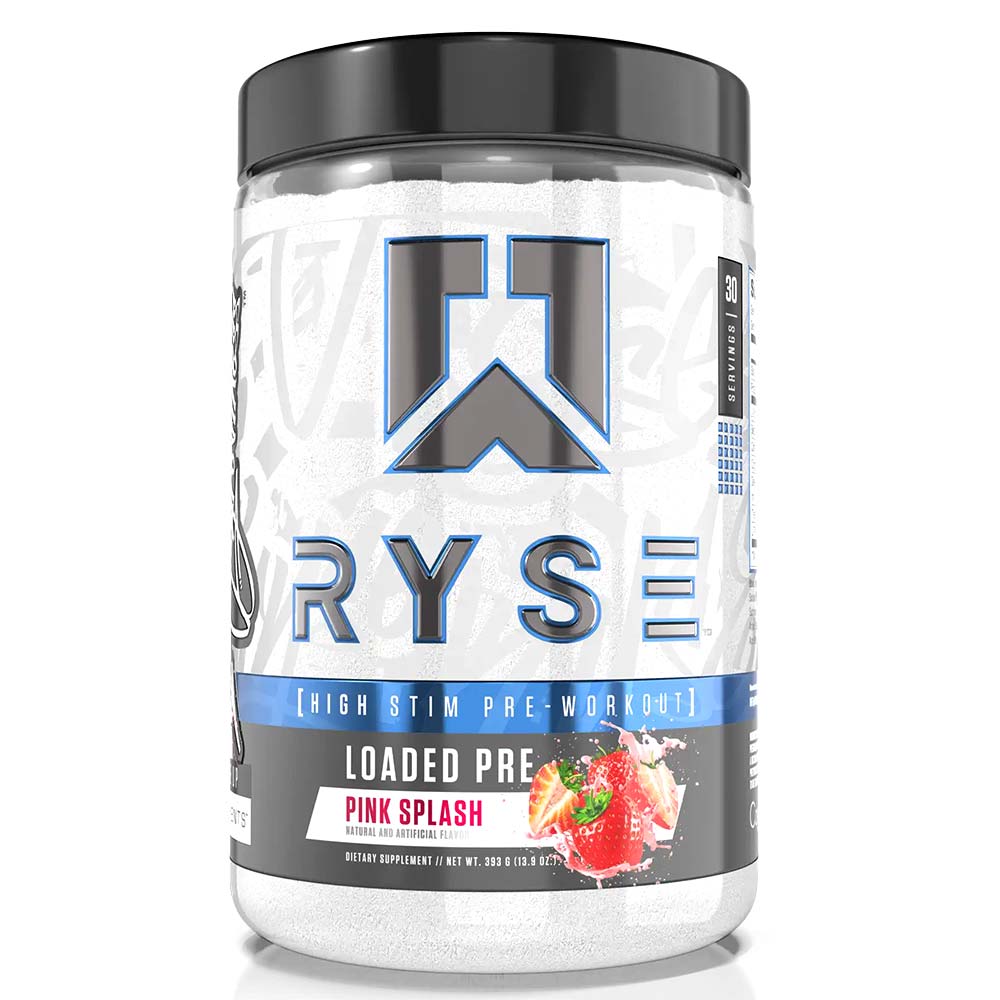 RYSE Loaded Pre Workout, 30, Maximize Pump, Explosive Energy