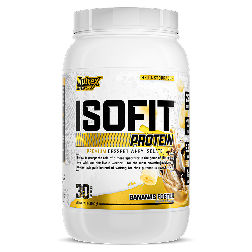 Nutrex Research Isofit, Banana Foster, 2 LB, Support Muscle Gain, Contains 25 Gm Of Protein