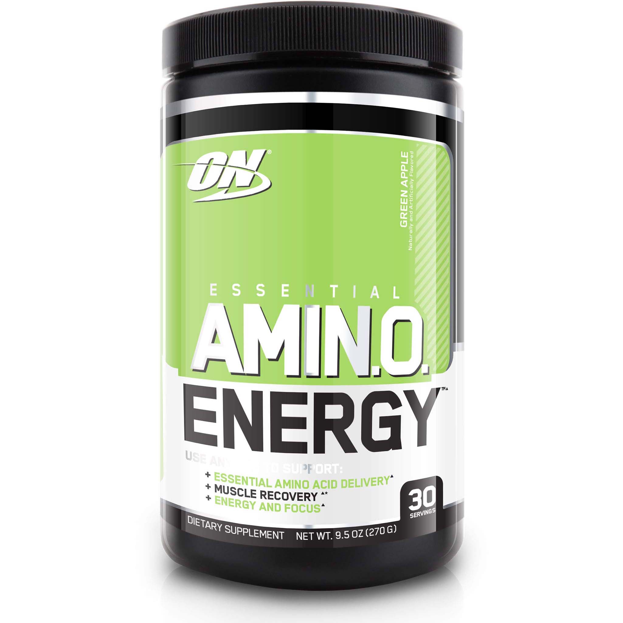 Optimum Nutrition Amino Energy, Green Apple, 30, Support Energy, Support Focus & Muscle Recovery