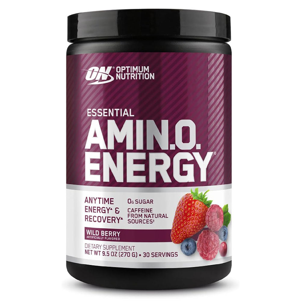 Optimum Nutrition Amino Energy, Wild Berry, 30, Support Energy, Support Focus & Muscle Recovery