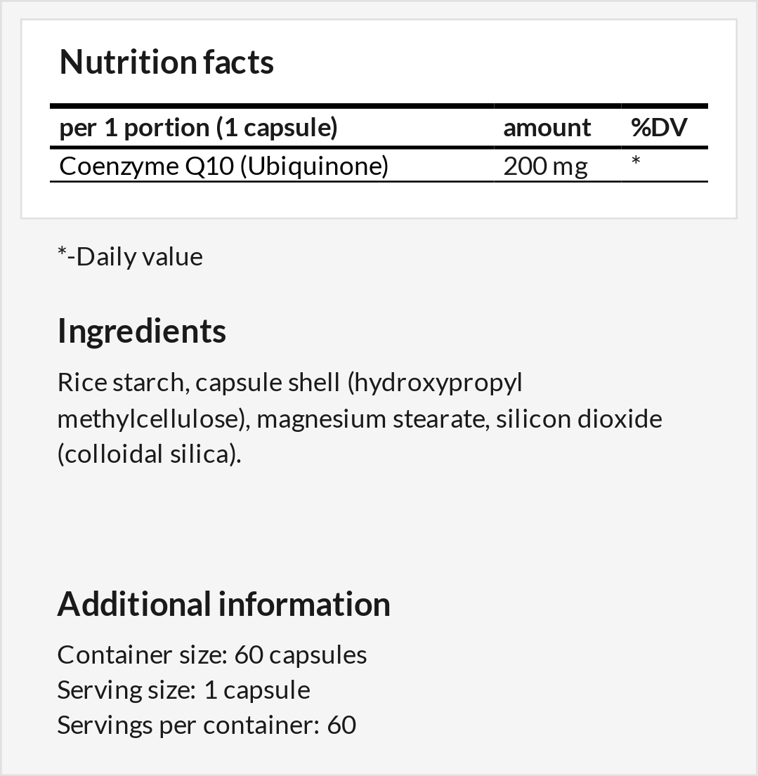 Coenzyme Q10 - Weight Loss, Immunity & Multi-Vitamin - nutrimarketae